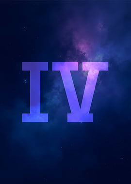 Roman Numeral IV Galaxy