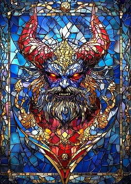 Stained Glass Demon