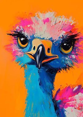 Colorful Bird Portrait