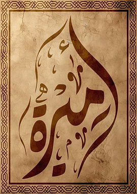 Amira - Arabic Calligraphy Art