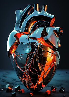 Broken Metallic Heart