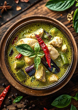 Thai Green Curry with Chicken