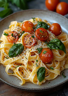 Pasta with Cherry Tomatoes