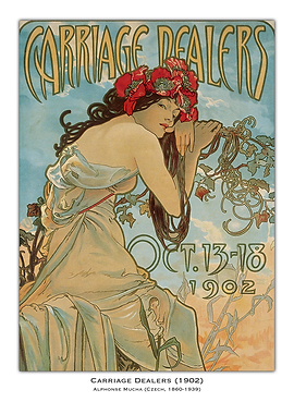 Art Nouveau Poster - Carriage Dealers