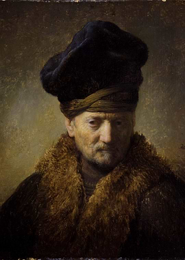 Portrait of a Man in Fur