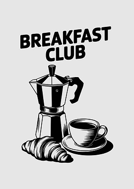 Breakfast Club Coffee & Croissant
