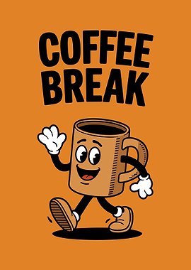 Coffee Break Cartoon