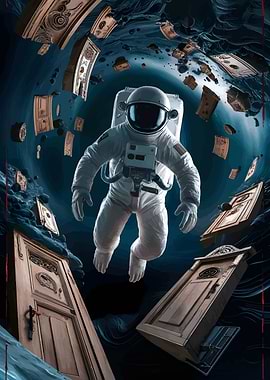 Astronaut in Doorway