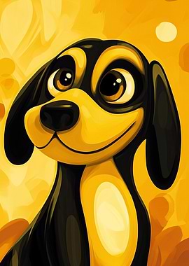 Cute Cartoon Dog