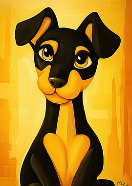 Cute Cartoon Dog