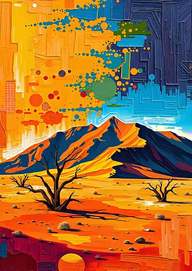 Namib Desert Landscape