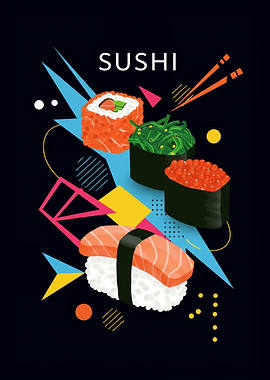 Sushi Illustration