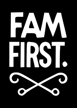 Fam First Typography