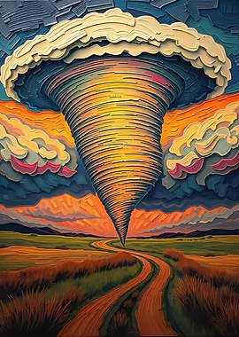 Tornado in Tornado Alley – Nature’s Fury