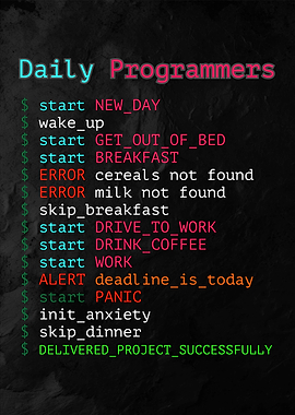 Daily Programmer Routine
