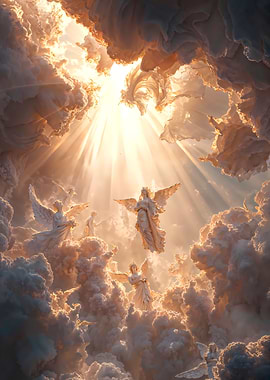 Celestial Art Angels in Heaven