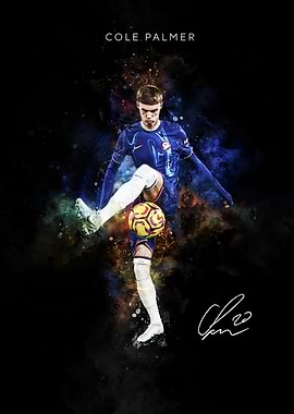 Cole Palmer Football Art