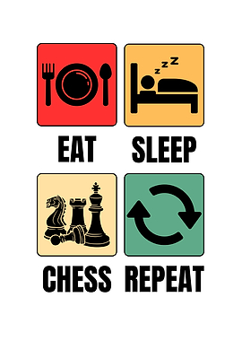 Eat Sleep Chess Repeat