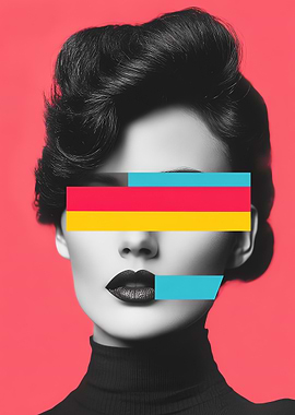 Abstract Woman Portrait