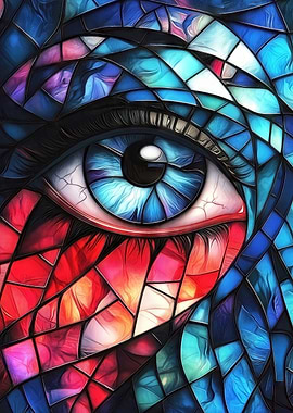 Stained Glass Eye