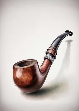 Wooden Smoking Pipe