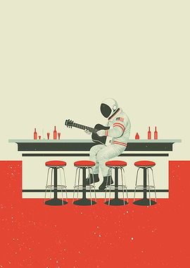 Astronaut Bar Guitar