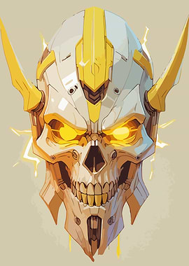 Cyberpunk Skull Helmet