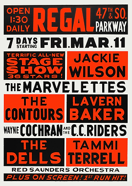 Regal Theater Concert Poster