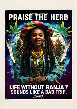 Praise the Marijuana Herb Poster