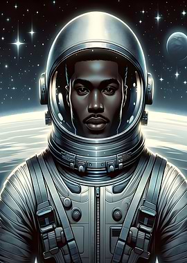 African American Astronaut in Space