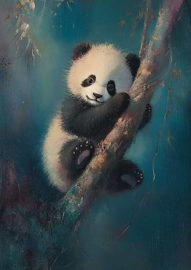 Cute Panda Cub