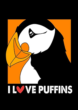 Sea Bird I Love Puffins