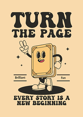 Turn the Page Book Character