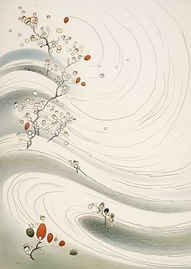 Abstract Japanese Art