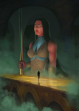 Modgud, Guardian of Gjallarbru