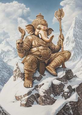 Golden Ganesha