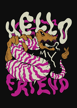 Trippy Snake Monster