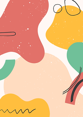 Abstract Modern Shapes Background