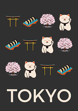 Tokyo Retro Illustration