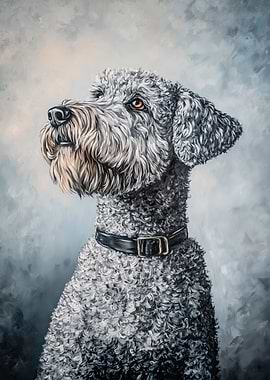 Grey Dog Portrait