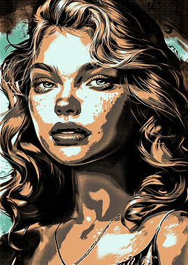 Woman with Blue Eyes