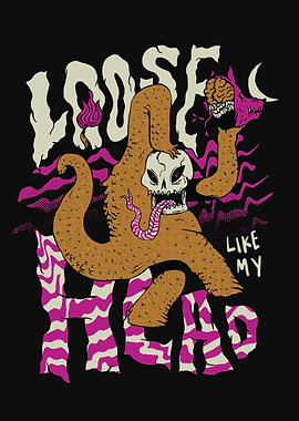 Trippy Loose Skull Monster