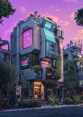 Futuristic City Building