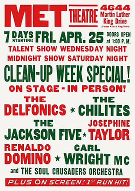 Met Theatre Concert Poster