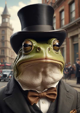 Frog in London Street