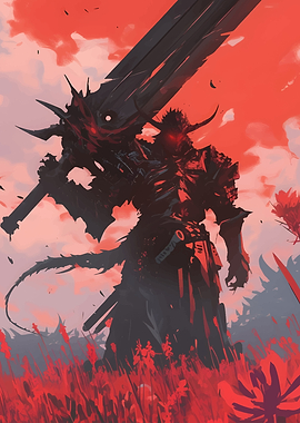 Dark Warrior with Giant Sword