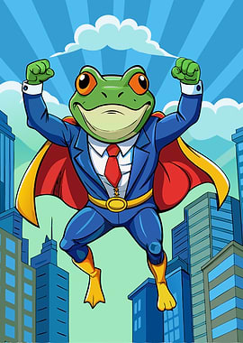 Frog Superhero