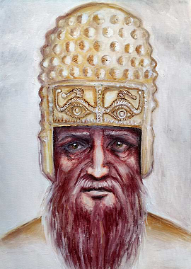 The thracian king Charnabon portrait