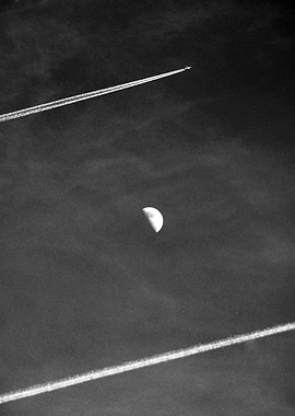 Huston airplanes in the sky