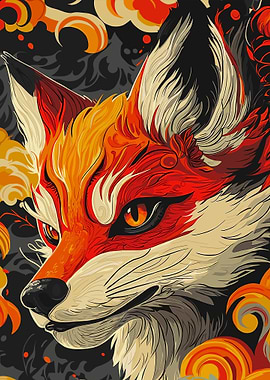 Kitsune Digital Art